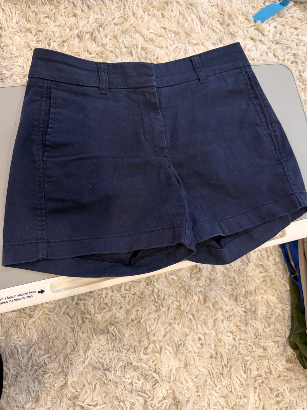 J. Crew Navy Tailored Chino Bermuda Shorts